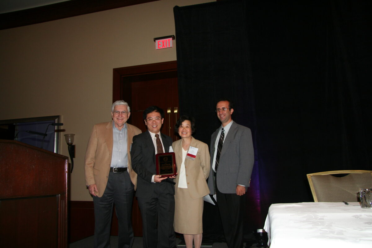 Dr Wang with Dr Peter Liu, a 2010 ASA Young Andrologist