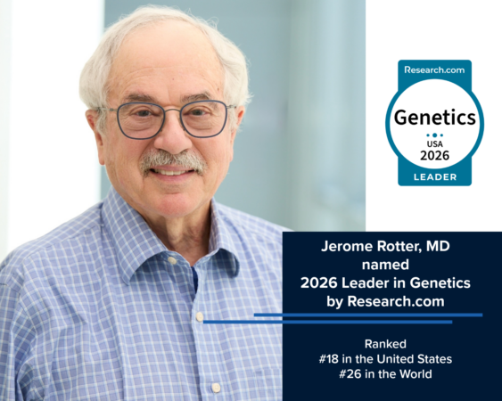 Dr. Jerome Rotter Recognized Among the World’s Leading Geneticists by Research.com